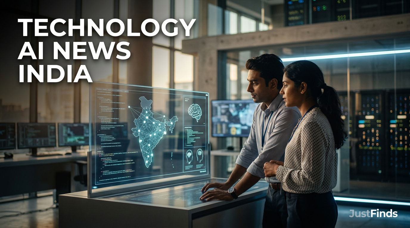 Technology and AI News India: Navigating Sovereignty and the $1.25 Billion IndiaAI Mission — JustFinds Technology cover
