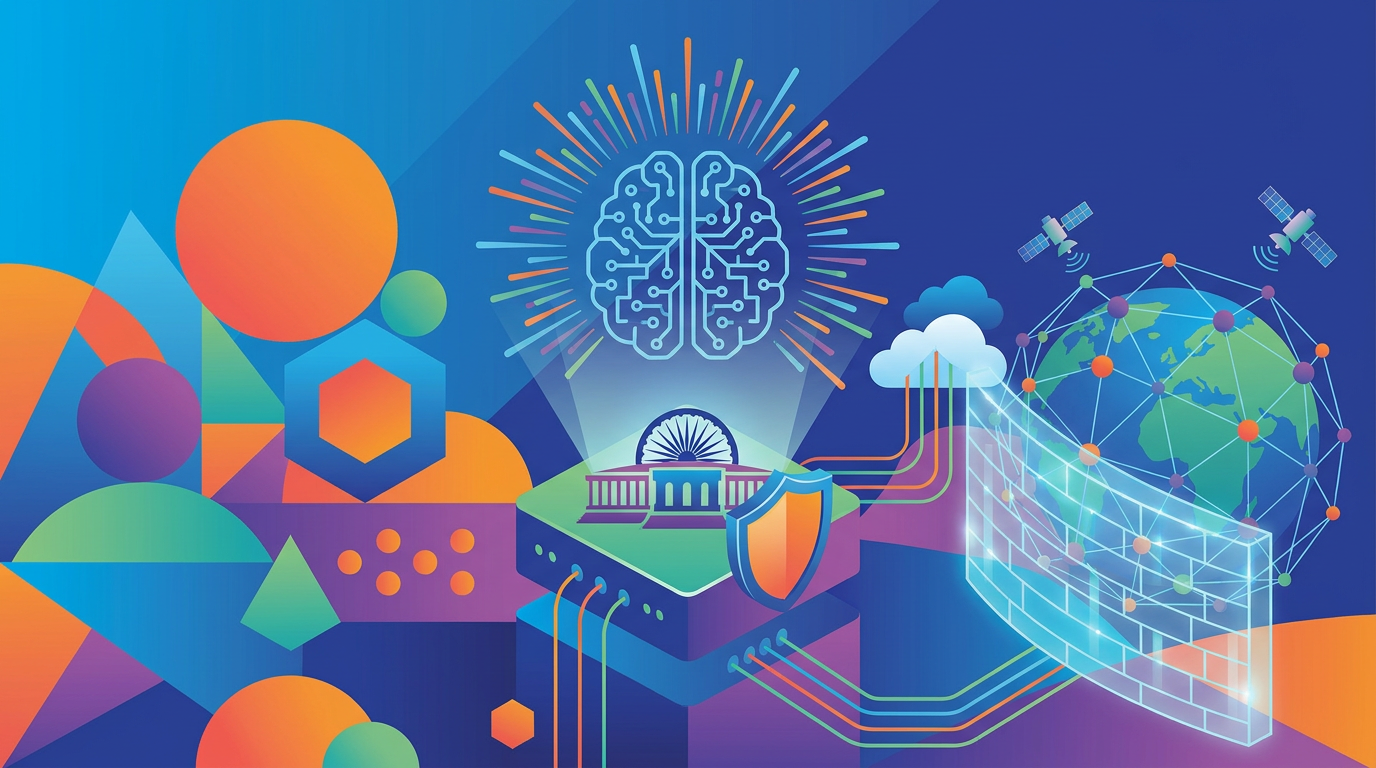 India Positions as Global AI Hub at New Delhi Impact Summit Amid Sovereignty Debates — JustFinds Technology illustration